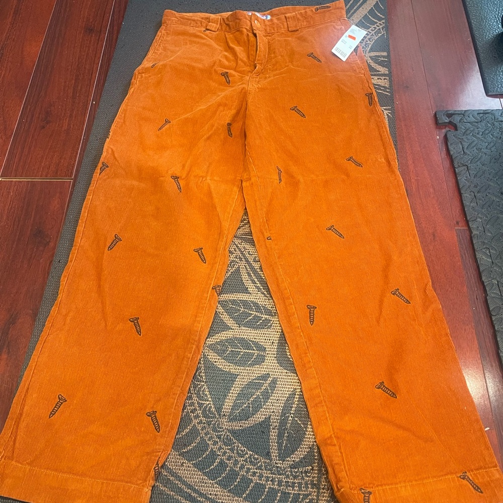 Urban Outfitters Orange Corduroy Pants